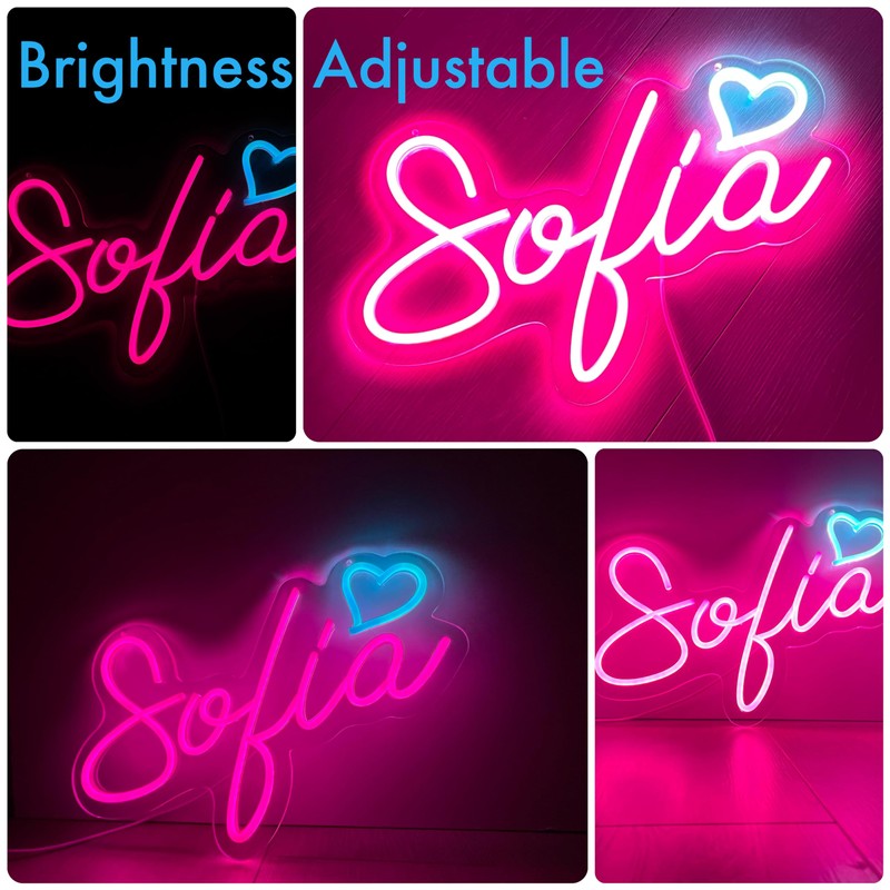 Sofia Neon Name Sign, Sofia Neon Light, Sofia Neon Sign,