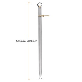 HARFINGTON Spring Joint Caliper 20 inch / 500mm Steel Spring Inside Caliper with Brass Fulcrum for Wood Turning Lathe Work