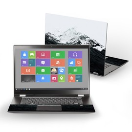 MightySkins Skin Compatible With Lenovo Flex 5 15" (2017) - Mountain Waves | Protective, Durable, and Unique Vinyl Decal wrap cover | Easy To Apply, Remove, and Change Styles | Made in the USA