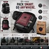 Vac-U-Shield Set 2 Sacchetti Sottovuoto Viaggio Outdoor Rosso 45x34 cm