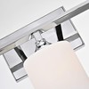 Chloe Lighting Jane Contemporary 3 Light Chrome Bath Vanity Fixture