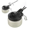 Airbrush Cleaning Pot Universal Glass Bottle Airbrush Cleaning Jar with