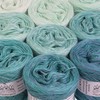 Gradient Yarn Bobbel Candy Box, 4-Ply Mint Drops Mini Box,