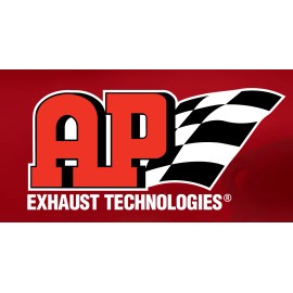 AP Exhaust 602206 Universal Catalytic Converter Oval 2.5" In/Out EPA Pre-OBDII