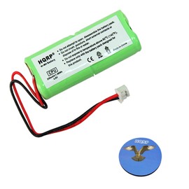 HQRP Battery Compatible with Dt-Systems BTB Beeper Collars BTB-800, BTB-809 Remote Controlled Dog Training Collar Receiver + Coaster