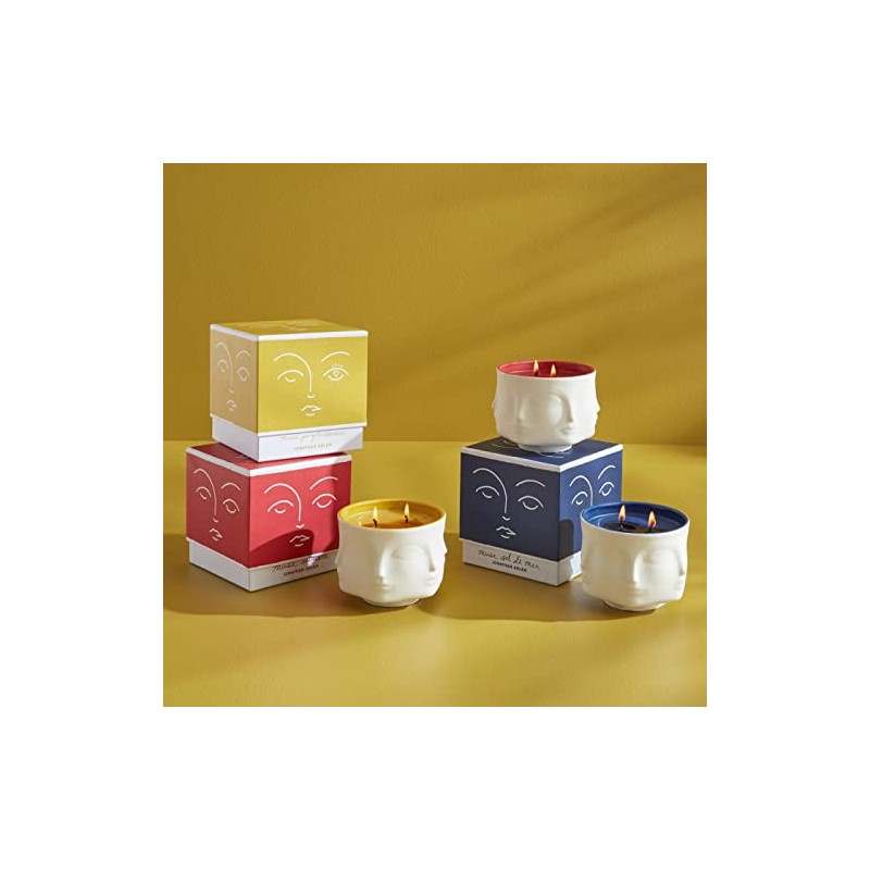 Jonathan Adler Muse Couleur Pamplemousse Candle, White/Yellow 5 25 inch