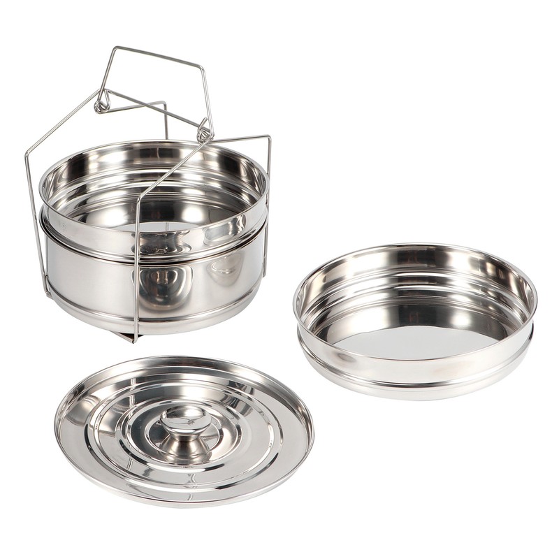 Stackable 3 Tier Stainless Steel Steamer Cooker Pot Set Cook