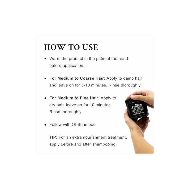 Davines OI Hair Butter | Mascarilla cremosa antioxidante y nutritiva