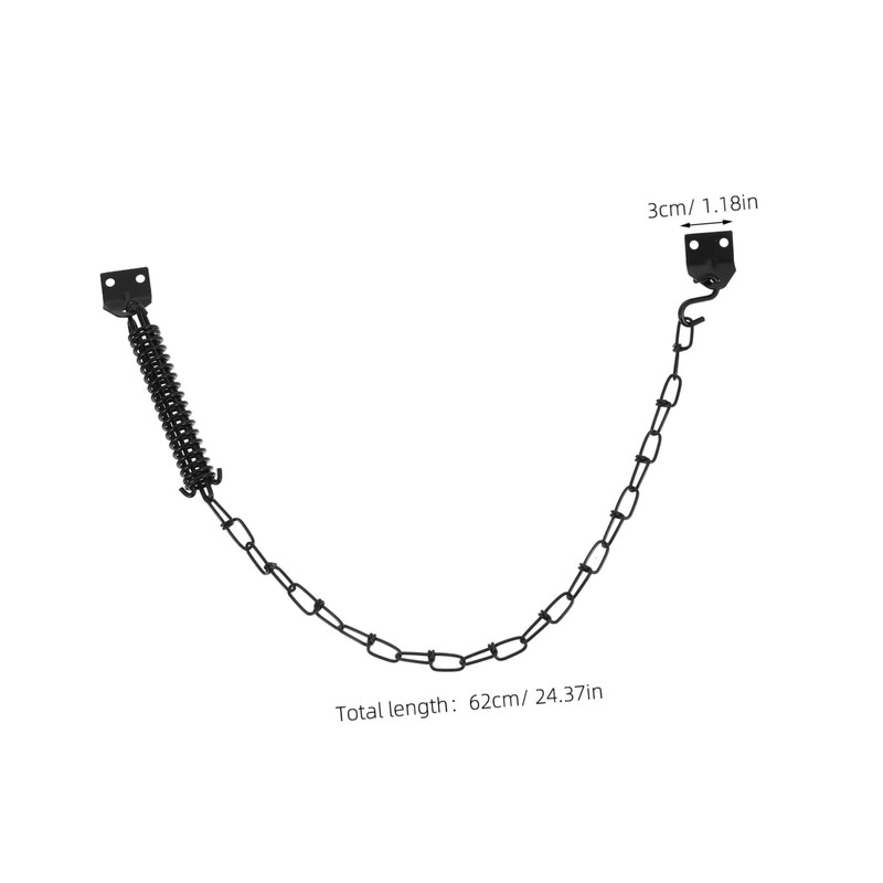 Operitacx Anti-Theft Door Lock Windproof Chain Handle Steel Chain for