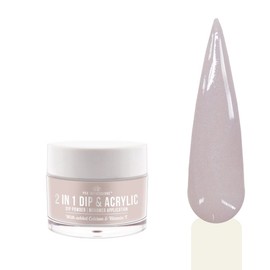 Pro Impressions - 2 In 1 Dip & Acrylic Powder - No.7 Lilac Shimmer - 30g (Coloured Acrylic, Extensions, Overlay)