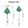 Christmas Tree Badge Reel,Cute Felt Badge for ID Card Badge,Embroidered