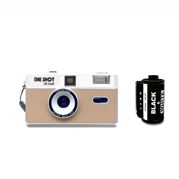 1 Shot Point and Shoot 35mm Film Camera, Reusable Retro