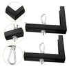 TEHAUX 2pcs Adjustable Shaped Wall Mount Projector Screen Bracket Bracket
