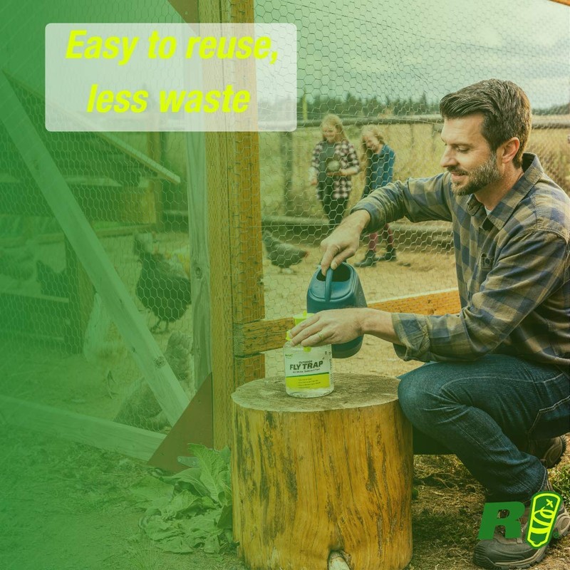 RESCUE! Outdoor Fly Trap - Reusable