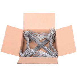 SPECILITE Wire Hangers 100 Pack, Metal Wire Clothes Hanger Bulk for Coats, Space Saving Metal Hangers Non Slip 16 Inch 12 Gauge Ultra Thin， for Standard Size Suits, Shirts, Pants, Skirts