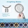 45X Magnifying Glass with Light, Rechargeable Handheld Magnifier for Read