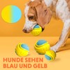 LaRoo Hundebal Hundespielzeug Balls,Hundeball mit Quietscher, Hundespielzeug Schwimmfähig, Kauspielzeug für