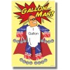 Gallon Man - NEW Classroom Math and Science Poster
