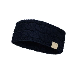 C.C - Diadema para niños de invierno con forro difuso, Marino, Talla única