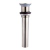 Grid Drain Strainer Assembly Without Overflow for Bathroom Sink, C.O.