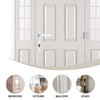 Bwintech UPVC Door Handle, White, 92mm Backset, 122mm Screw Spacing,