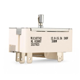 WPW10167742 W10167742 Infinite Switch, AP6016110 PS11749394 Replacement Surface Element Control Switch, Compatible with Whirlpool Maytag Amana Jenn-Air Electric Range Stove