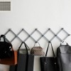 SKOLOO Accordion Wall Hanger with 16 Hooks, Modern Expandable Coat
