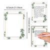 50 Pcs Greenery Letterhead Paper Indie Eucalyptus Leaf Morning Mist