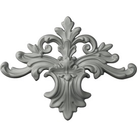 Ekena Millwork 9 1/2"W x 7 1/4"H x 1"P Amelia Onlay