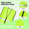 High Visibility Vests Set of 4 - Car Safety Vests