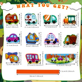 Generisch Stacking Game Wooden Toy, Balance Game Children, Stacking Building Blocks, Wooden Car Stacking Game, Motor Skills Game, Wooden Toy, Stacking Toy, Montessori Stacking Game for Children from 3