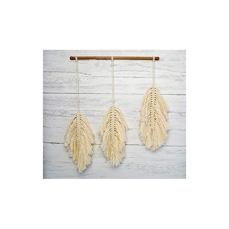 Linic Proops Set of 5 Macrame Craft Scroll Dowels Rods