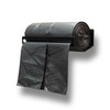MegaMaxx UK Wall Mounted Bin Bag Holder – Black Steel