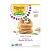 Simple Mills Organic Seed Crackers, Garlic & Herb - Gluten
