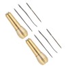 Jiawu Hand Stitching Tool Set with Copper Handle, Leather Shoe
