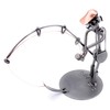 STEEMO Screw Man Fishing Gift Metal Art Decoration 18 x