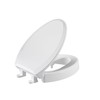 SAMODRA Raised Toilet Seat Riser, White, 3 Inch High Elevated