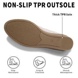 Women’s Mary Jane Flats Comfortable Round Toe Dressy Ballet Flat Shoes Slip on Business Ajustable Classic Soft Work Casual Office Weeding with Ankle Straps 2406A-Special-Pink-10