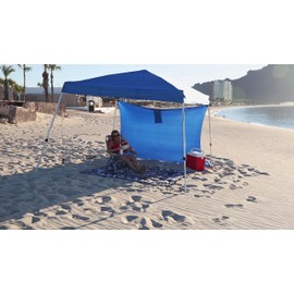 Shade ECO Portable Shade Wall, Light Weight and Compact, Wind Resistant, and can Connect to Any Shade Tent or Canopy 12x12 or 10x10 - Compatible w/All Shade Eco Beach Shades
