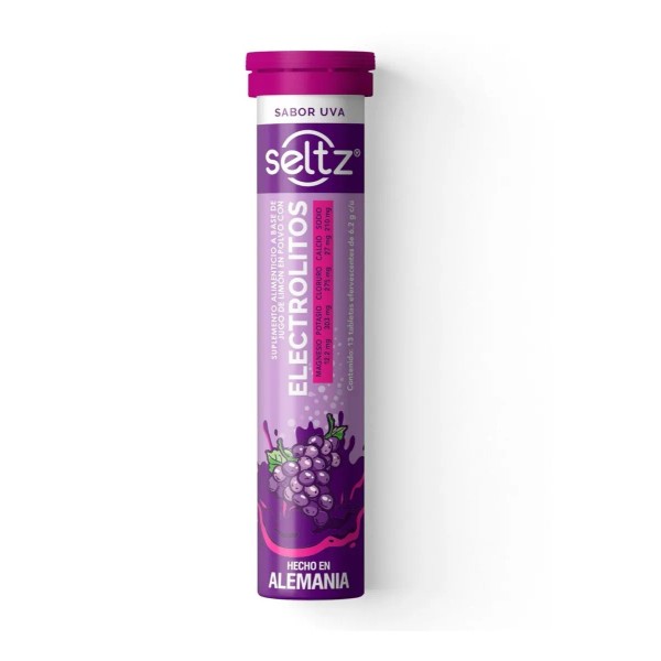 Electrolitos Uva Seltz Tabletas Efervescentes