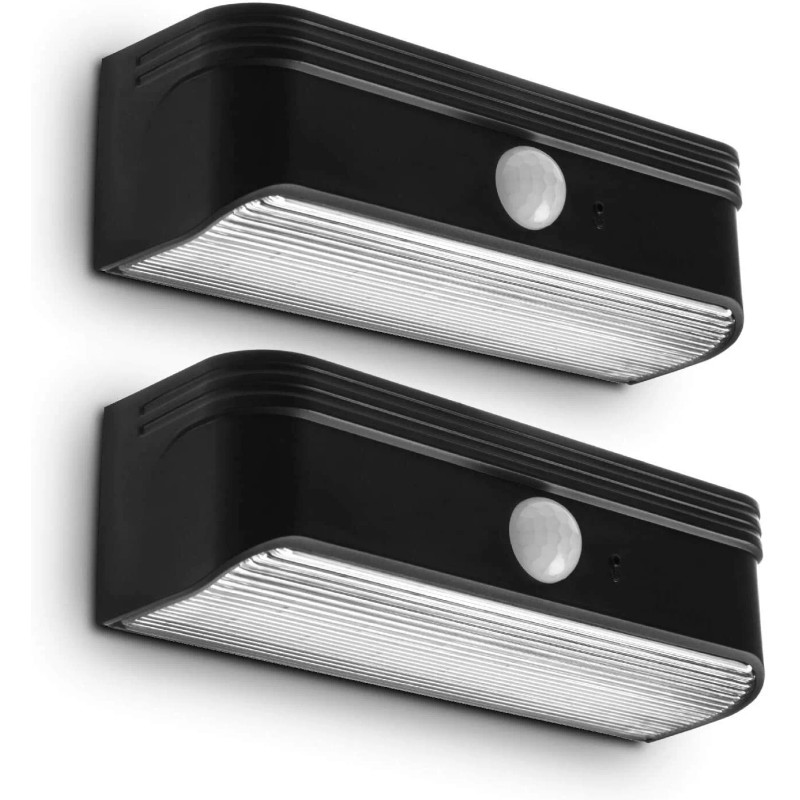 Home Zone Security Outdoor Solar LED Wall Lights - Motion