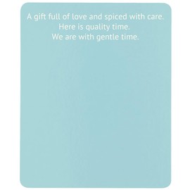 Heads CK-D8 Cookie Card, Made in Japan, 3.5 x 4.3 inches (9 x 11 cm), 50 Sheets Sky Blue, Food Ready, Paperboard