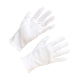 IWOWHERO 12 Pairs Cotton Gloves for Jewelry Handling and Outdoor Work Protective and Comfortable Safety Gloves for Gardening Cleaning and Inspections Reusable and Easy to Clean