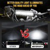 Motoparty Handlebar LED Light Bar Set for KLX110 CRF110 TTR110