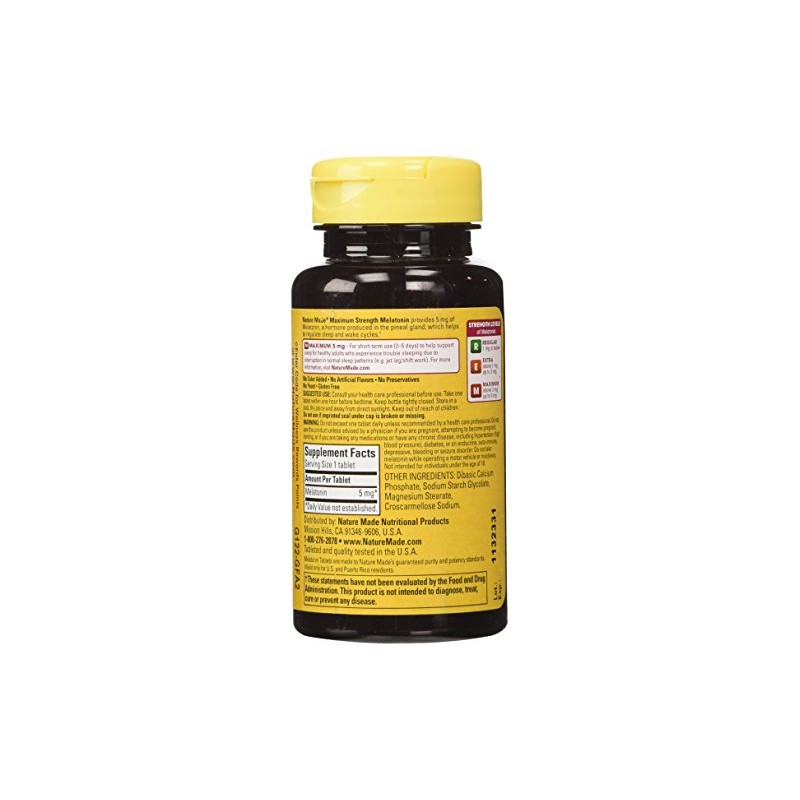 Nm Super Melatonina 5mg Tamaño 90ct Pv Super Melatonina 5mg