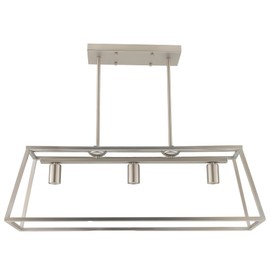 RecPro RV 12V Kitchen Island Pendant Brushed Nickel