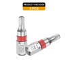 sourcing map 5pcs Torx Screwdriver Bit T20H 1/4" Hex Shank