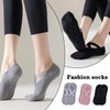 ZPLASK 3 Pairs Grip Socks Pilates, Fashionable Yoga Pilates Socks