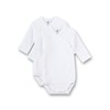 Sanetta Wrap Bodysuit Long Sleeve (Double Pack) White | Sustainable