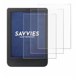 Savvies 6 Pack Screen Protector compatible with Kobo Clara BW Protection Film Clear
